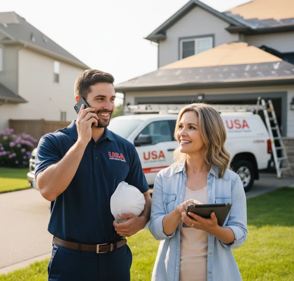 USA Roof Repair Experts customer support in Cochranton